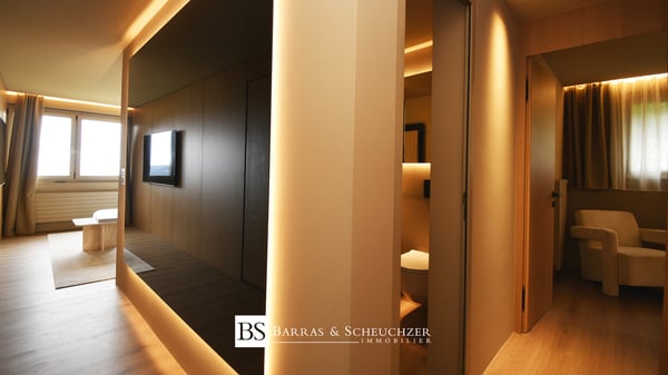 Luxueux 1.5 pièces entièrement rénové et meublé 11