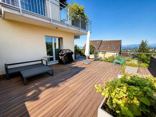 Appartement contemporain 5,5 pièces avec terrasse, jardin Vue Lac 1