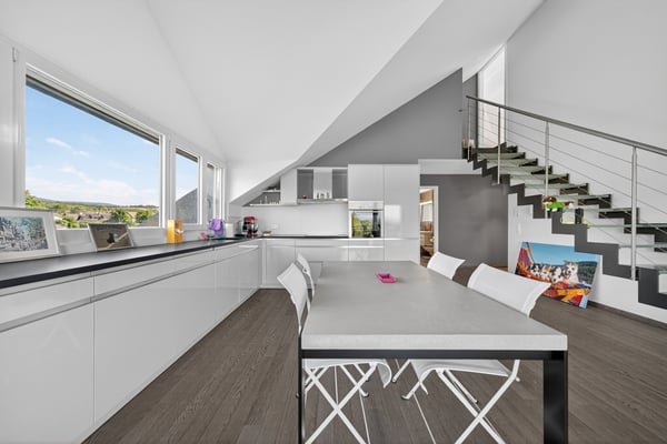 Spacieux duplex de 4,5 pièces Au coeur des vignes, vue Lac et Alpes 4