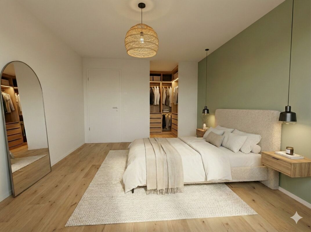 Grand appartement de 5,5 pièces en ville avec jardin et terrasses double