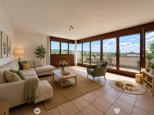 Charmante 4.5-Zimmer-Wohnung mit Balkon und schöner Aussicht in Biel 2
