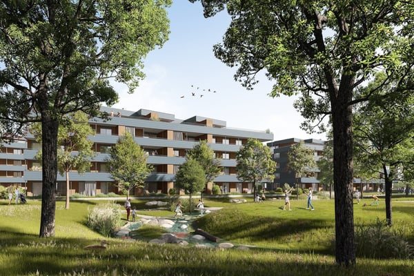 Sonnig, zentral und 43 m2 Balkon Südwest 2