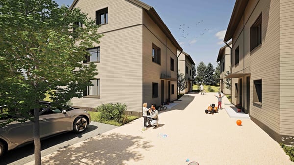 DEFH - ein neues, kleines, idyllisches Wohnquartier - 15 Minuten ab Basel 2