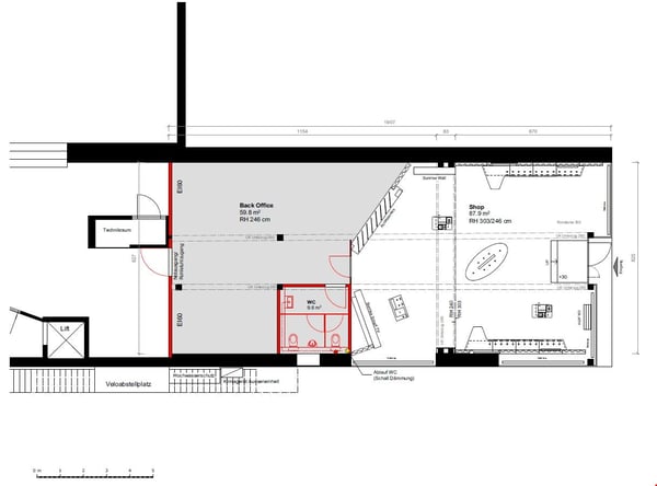Attraktive Gewerbe- & Verkaufsfläche von 157 m² auf bis zu 239 m² erweiterbar 3