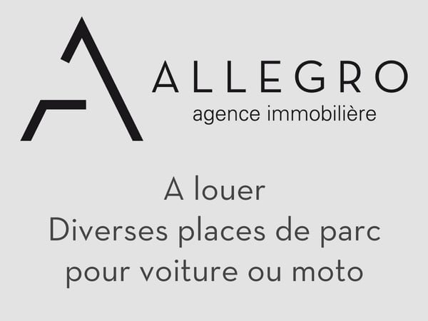 Sion, Sierre, Savièse, à louer diverses places de parc 2