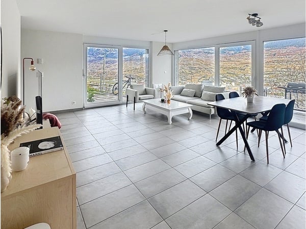 Sion/Salins, charmant appartement de 1.5 pièces de 20m2 avec terrasse et pelouse privative de 64m2 2