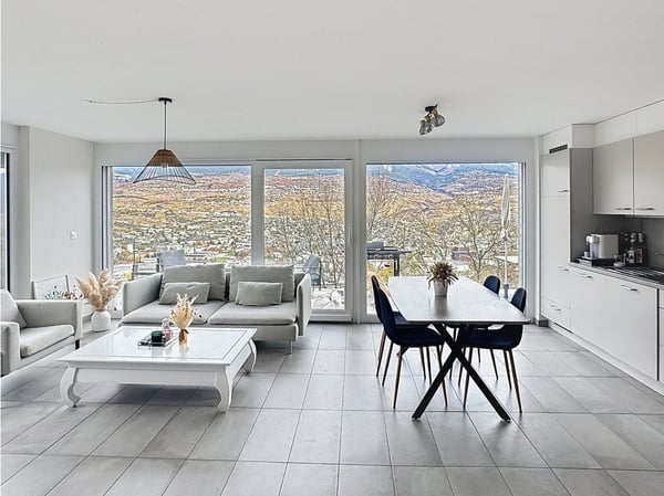 Sion/Salins, charmant appartement de 1.5 pièces de 20m2 avec terrasse et pelouse privative de 64m2 3