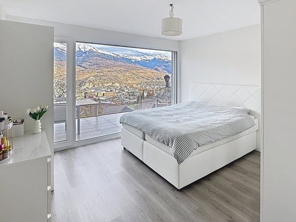 Sion/Salins, charmant appartement de 1.5 pièces de 20m2 avec terrasse et pelouse privative de 64m2 5