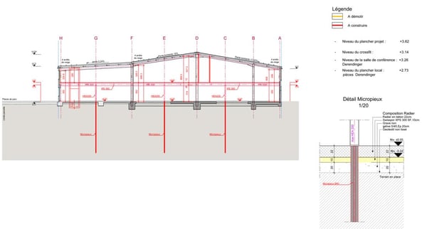 Sion, à louer 1 local de 355.50m2 dans un bâtiment industriel entièrement rénové. 9