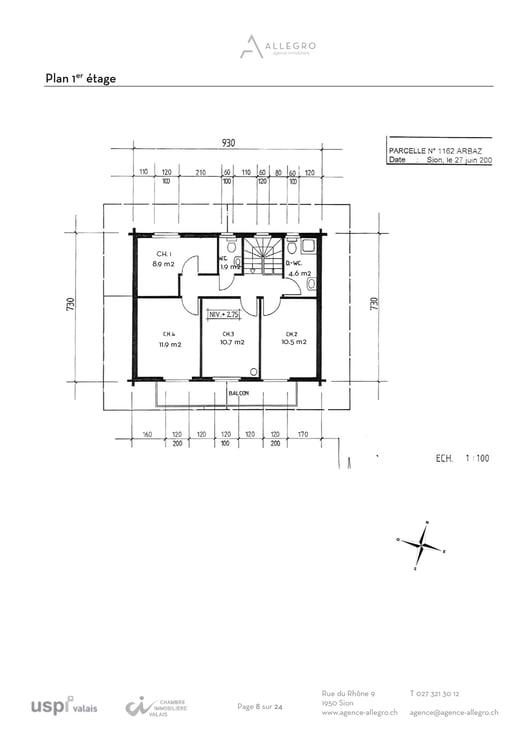 Arbaz, chalet de 5.5 pièces de 175 m2 avec garage et places de parc 28