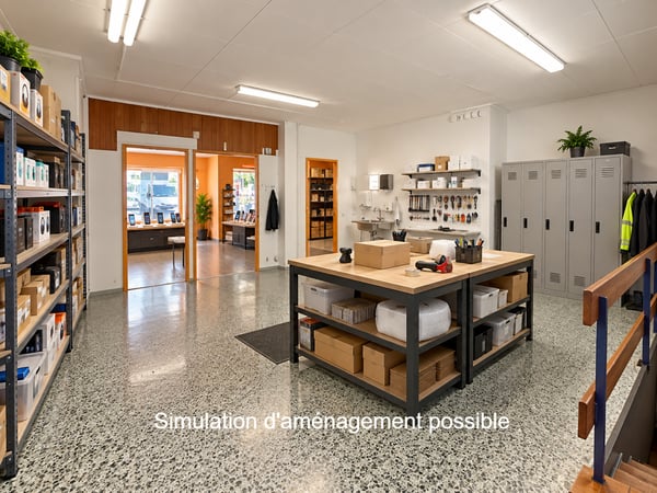 Sierre, local commercial avec sous-sol de 30 m2 aménageable sur demande au cœur de la ville 12