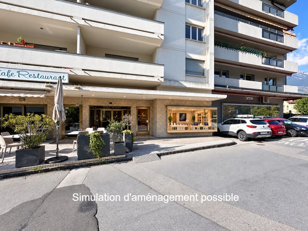 Sierre, local commercial avec sous-sol de 30 m2 aménageable sur demande au cœur de la ville 24