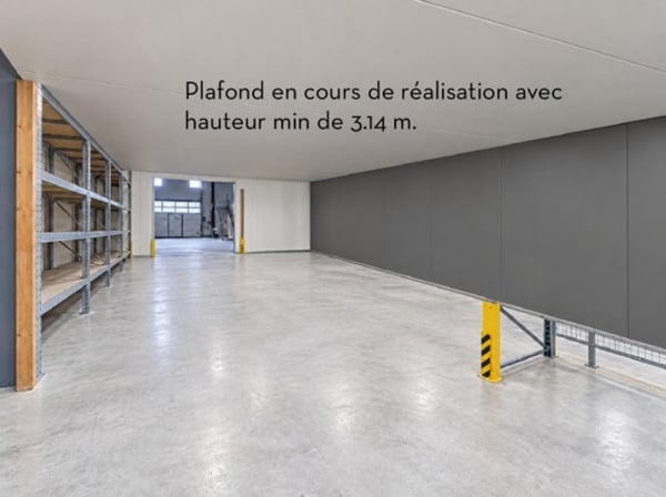 Sion, à louer un local de 297.60 m2 au rez étage dans un bâtiment industriel entièrement rénové 2