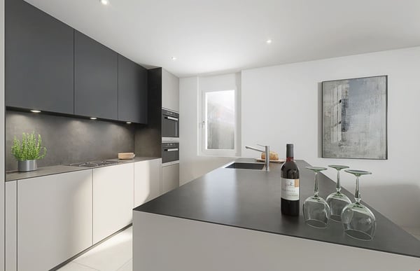 Jetzt fertiggestellt : Top-1.5-Zimmer-Wohnung mit privatem Garten ! B02 10