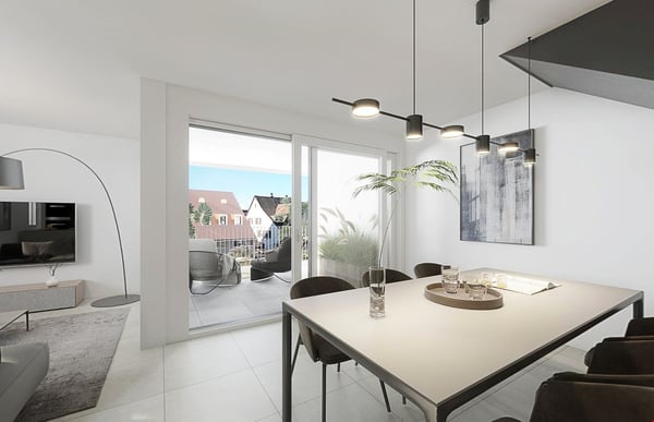 Jetzt fertiggestellt : Top-1.5-Zimmer-Wohnung mit privatem Garten ! B02 9