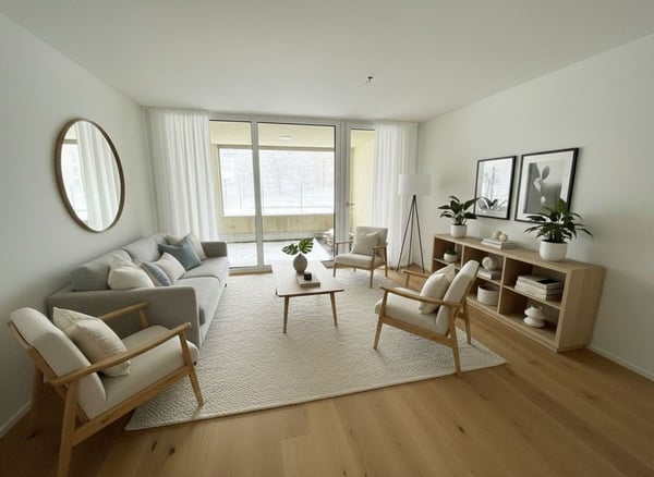 Appartements neufs de 2.5 pièces avec loggia - Confort moderne, durabilité et qualité de vie au coeur du village 2