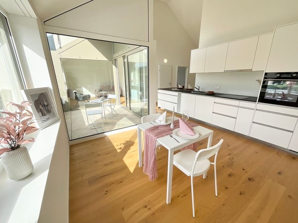 Appartements neufs de 3.5 pièces avec loggia - Immeuble moderne et écologique au coeur du village 1