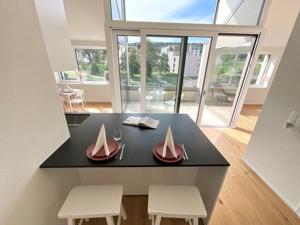 Appartements neufs de 3.5 pièces avec loggia - Immeuble moderne et écologique au coeur du village 6