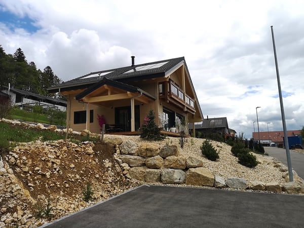 Maison moderne en madrier massif, maison sur parcelle 1288 prête 01.01.2026 7