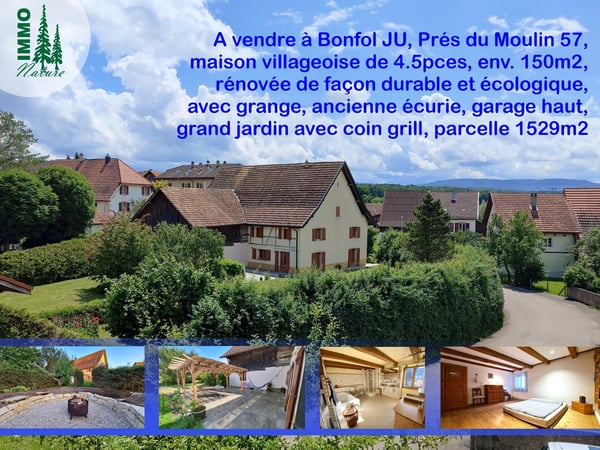 Spacieuse maison avec jardin, écurie, grange / Geräumiges Haus mit Garten, Stall, Scheune 1