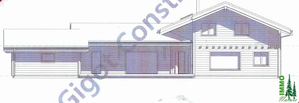 Grande maison moderne en madrier massif avec panneaux solaires, pour fin 2021 9