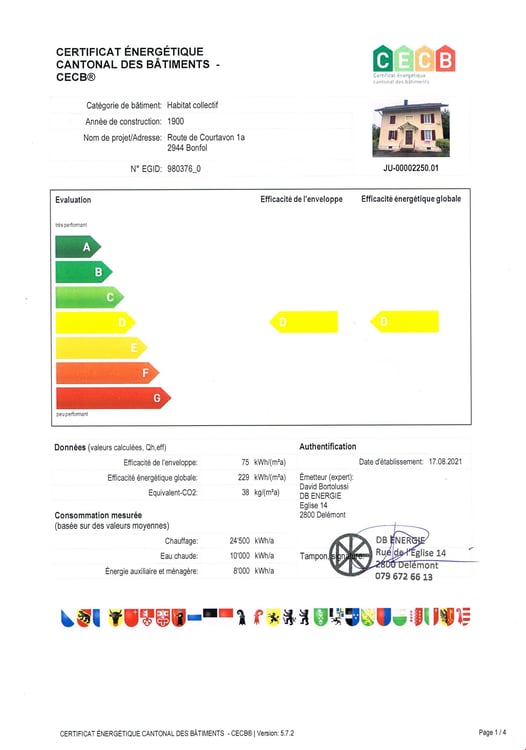 Immeuble complètement loué de 3 appartements avec réserve de terrain à bâtir 6