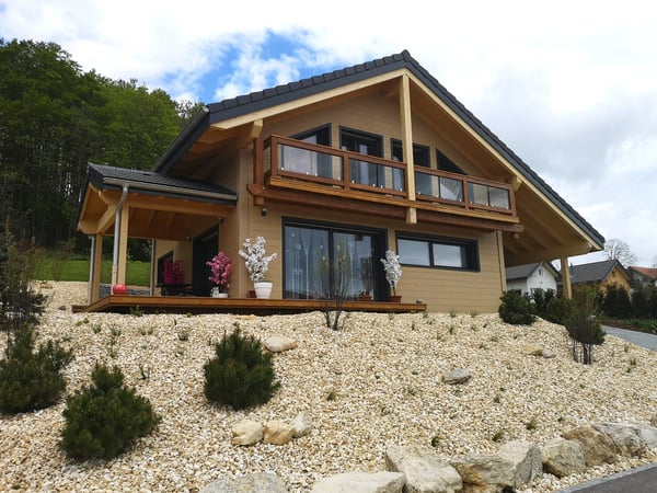 Maison moderne en madrier massif, maison sur parcelle 1288 prête 01.01.2026 5