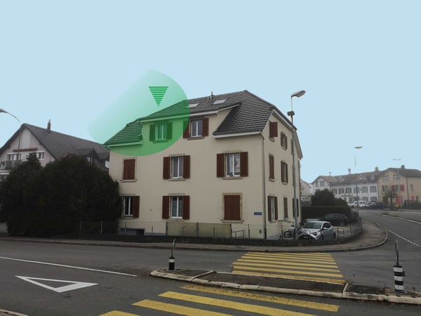 Appartement près de la gare, 2ème étage, côté jardin, libre de suite 1