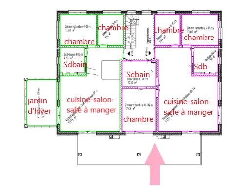 Appartement neuf au 1er étage avec terrasse couverte, avec vue. 16