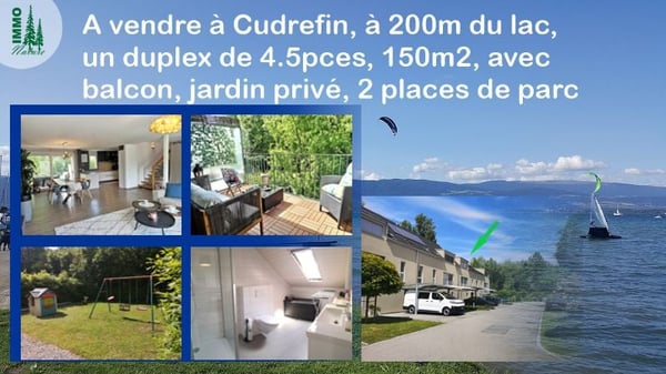 Magnifique duplex soigné de 4,5 pièces à Cudrefin, proche du lac 1