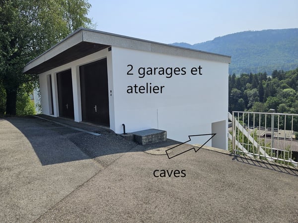 Spacieux appartement-terrasse de 5.5 pièces à Moutier avec vue dégagée, 2 garages 6