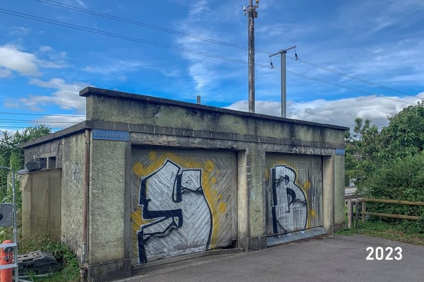 Sanierte Doppelgarage Vis-à-Vis Bahnhof Schüpfen 5