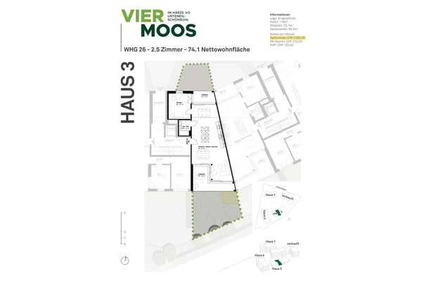 WHG 26 - Hochwertiges und zeitgemässes Wohnen an zentraler Lage in Urtenen-Schönbühl 12