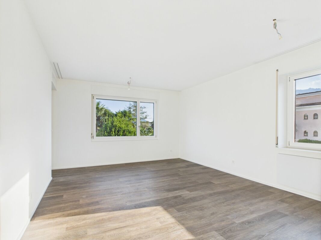 Elegante appartamento di 4.5 locali al piano superiore in stile ticinese ad Ascona