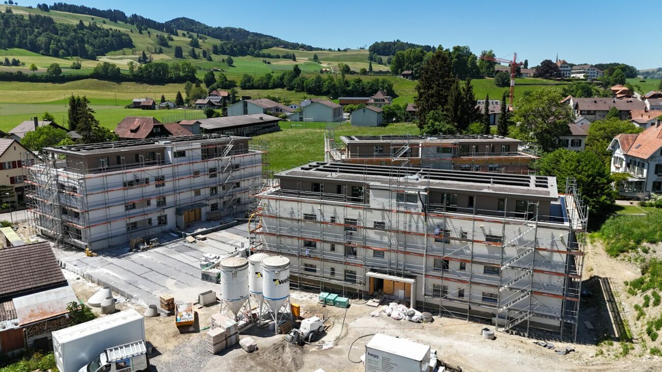 Attikawohnung Neubauprojekt Gurnigelstrasse Riggisberg