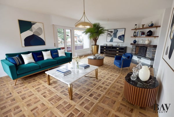 Rare, appartement de 1 1/2 totalement rénové dans le quartier de Gravelone 3