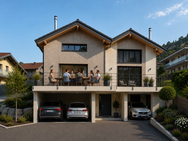 Magnifiques  3 1/2 en duplex de 114m2 chacun dans PPE  à Baar/Nendaz 6