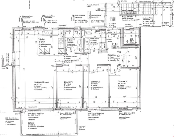 Helle 4½ Zimmer Wohnung mit grossem Balkon - Eigentumstandard 17