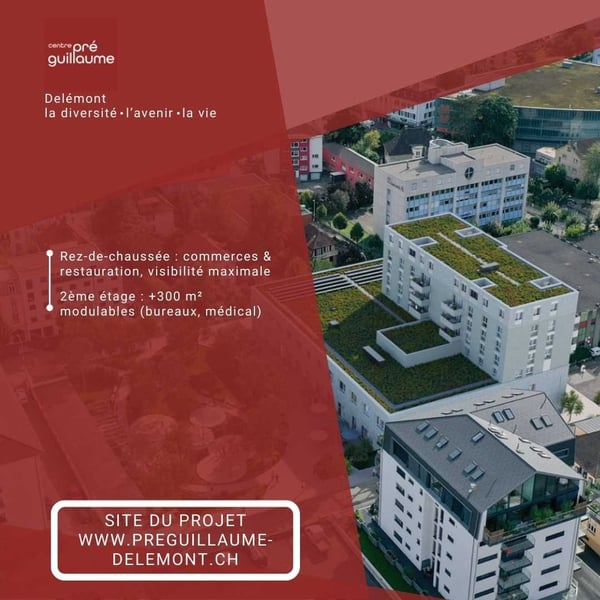 Bureaux modernes à louer au cœur de Delémont 1