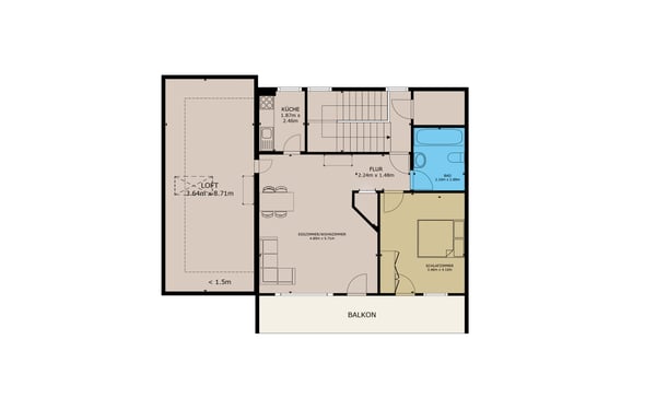 Overlook Zermatt / Kleine Dachwohnung mit Traumblick (Zweitwohnung) 2