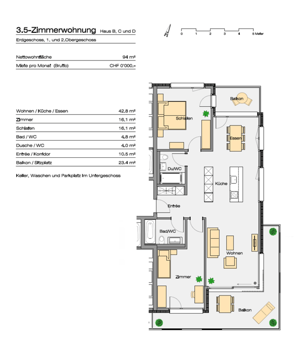 Moderne und helle Familienwohnung an zentraler Lage 8