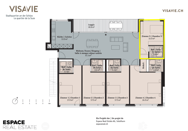 VISAVIE - WG-Zimmer mit eigenem Badezimmer 6