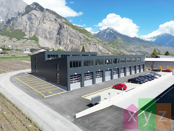 Halles neuves, bien équipées, modernes et bien situées dans le Valais central 6