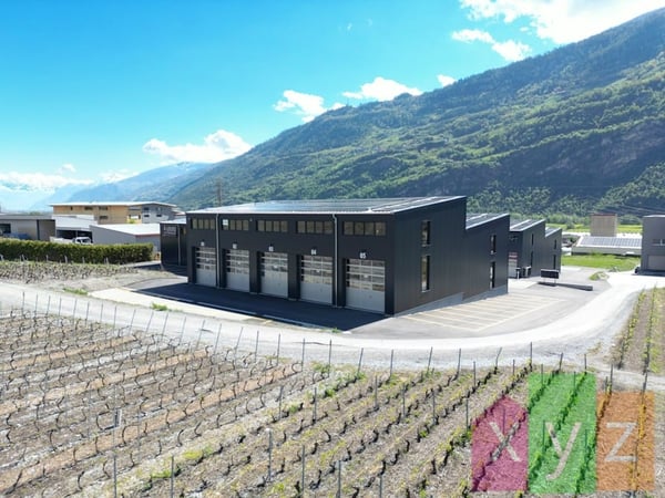 Halles neuves, bien équipées, modernes et bien situées dans le Valais central 8