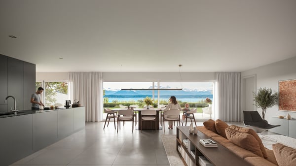 Réservée - Dernière Villa Mitoyenne 4,5 pièces V5 - un panorama unique 4