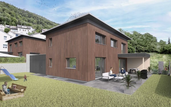 Einfamilienhaus in Holzbauweise 1