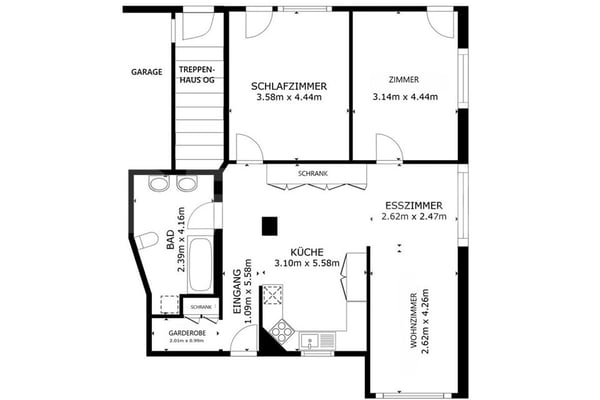 Freistehendes Haus mit Zwei Wohneinheiten 13