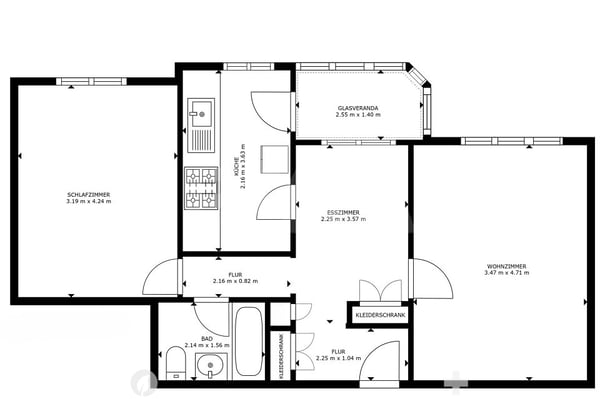 Helles und gemütliches Zuhause mit Balkon, 2.5 Zimmerwohnung 5