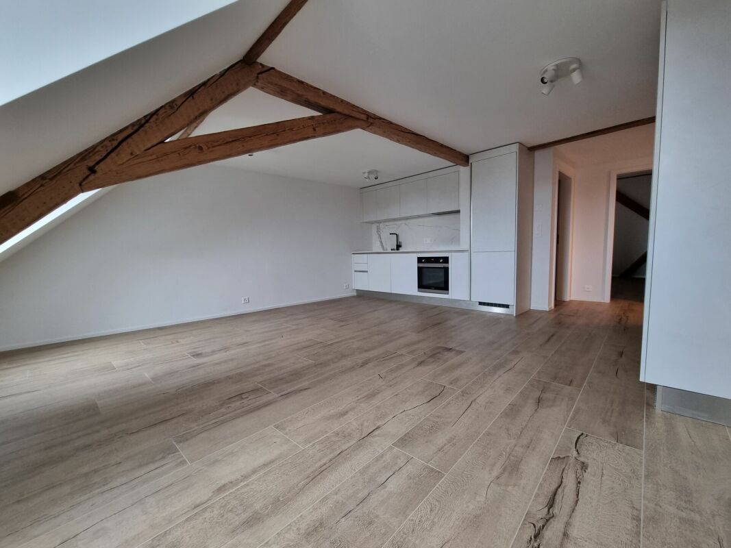 Appartement  de 2,5 pièces + espace sous comble