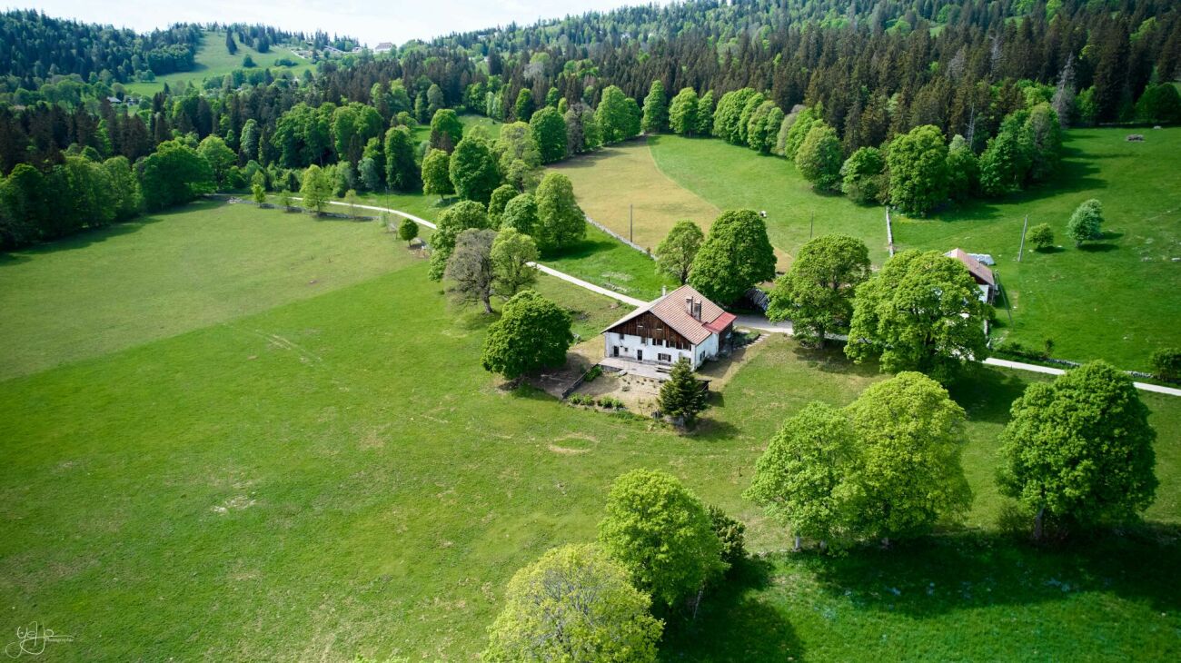 Ancienne ferme à rénover au coeur de la verdure